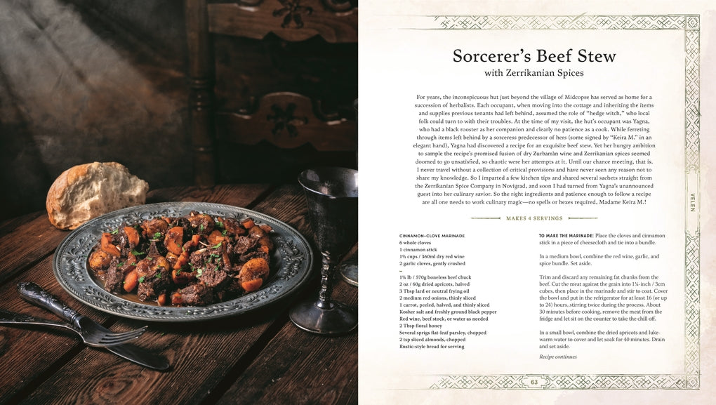 The Witcher Official Cookbook by Anita Sarna, Karolina Krupecka