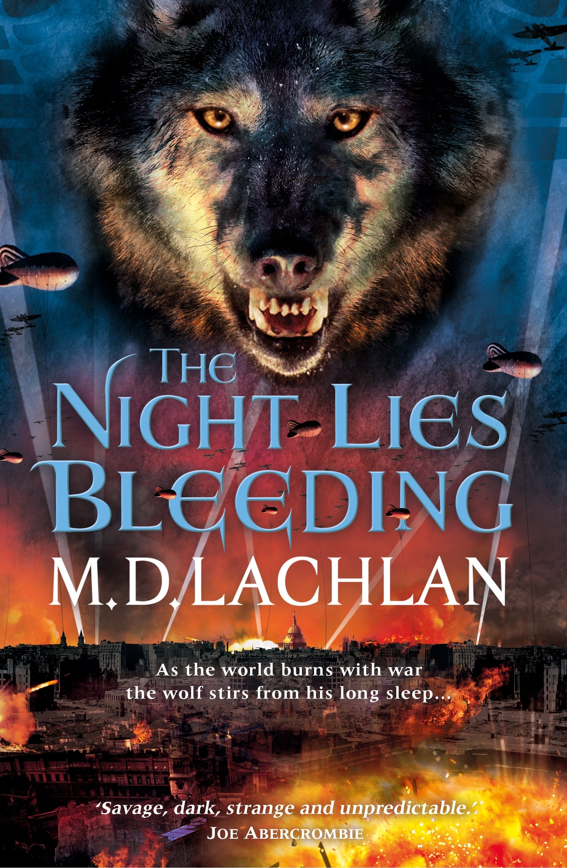The Night Lies Bleeding by M.D. Lachlan