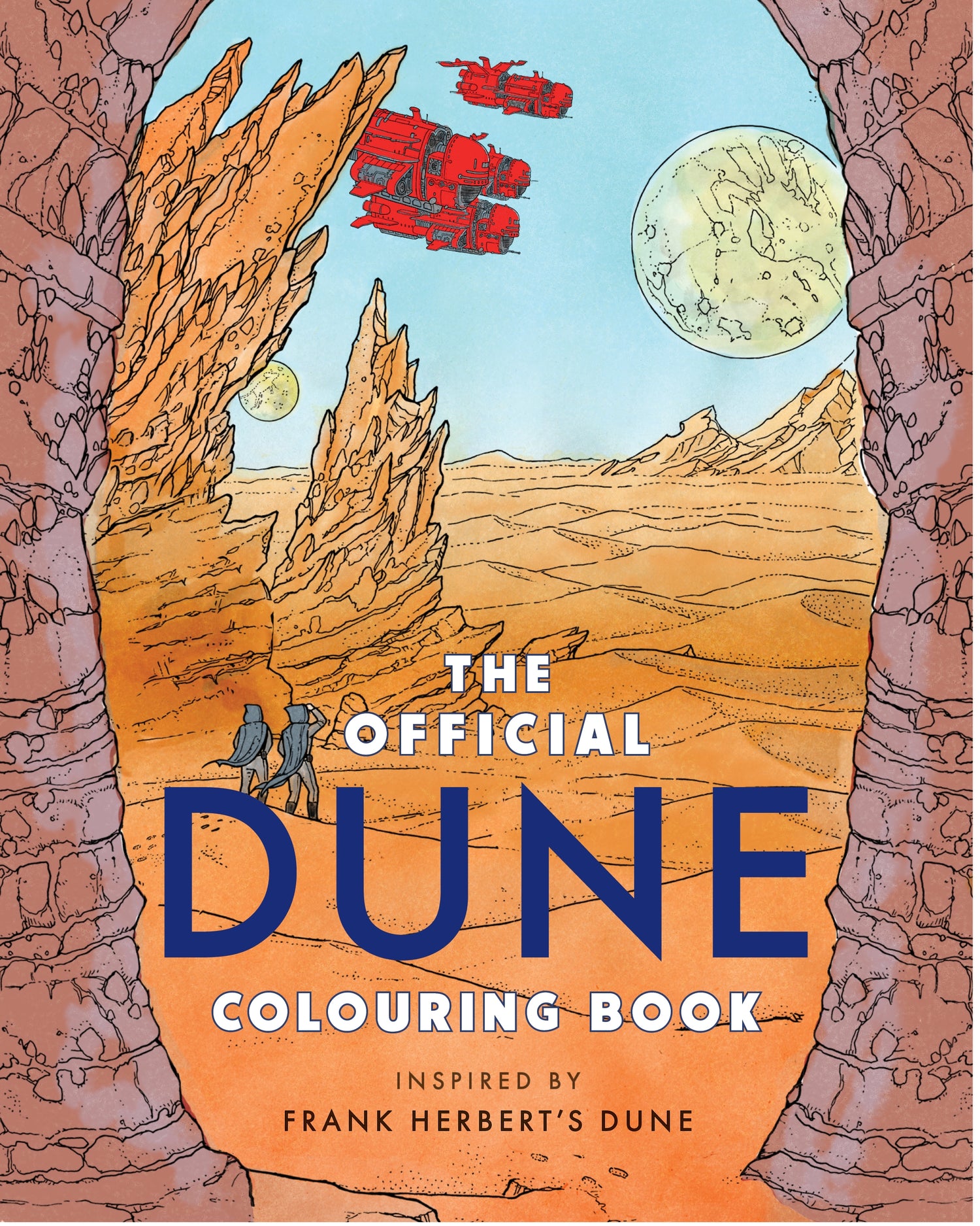 Adult colouring and activity books